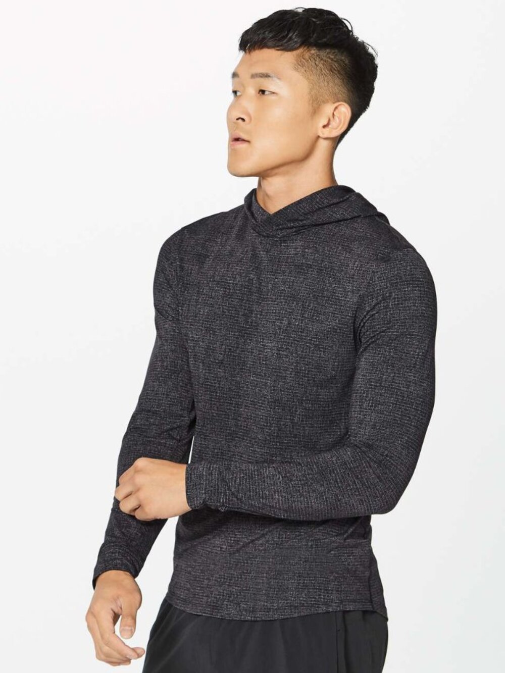 Lululemon Men's Repetition Hoodie - Heathered Black